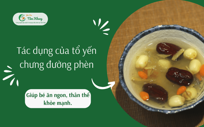 yến chưng đường phèn