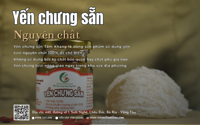 Yến chưng sẵn Tâm khang