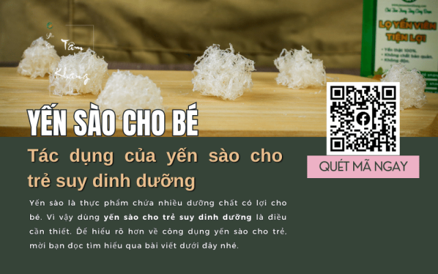 Yến sào cho trẻ suy dinh dưỡng tại Bà Rịa - Vũng Tàu