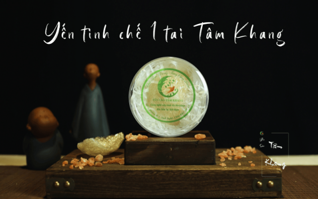 Yến tinh chế 1 tai lẻ Tâm Khang