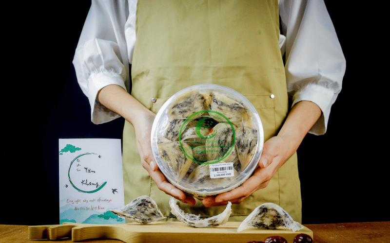 Tổ yến thô A2 hộp 100g có từ 16 - 17 tai yến
